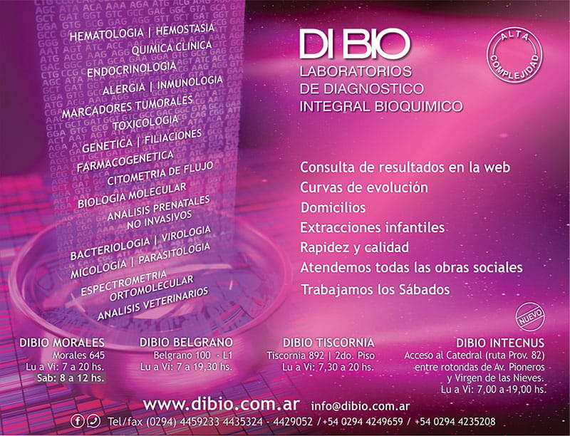 Dibio,  laboratorio de diagnostico integral bioquimico