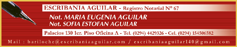 Escribania aguilar maria eugenia