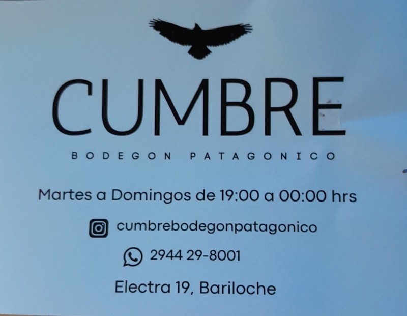 Cumbre bodegon patagonico