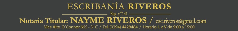 Escribania riveros