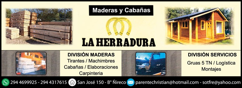 La herradura, maderas y cabañas