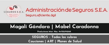 ADMINISTRACION DE SEGUROS SEA  de Magalí y Mabel